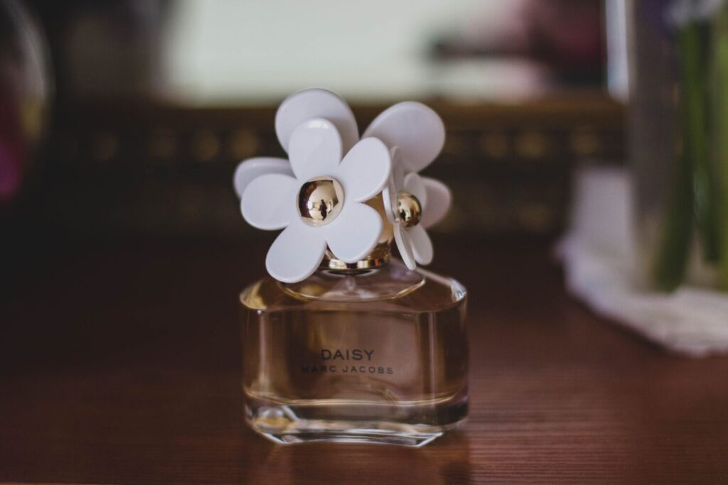 speciaal parfum voor de bruiloft met Daisy van Marc Jacobs.